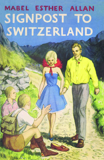 MEA Signpost to Switzerland by Mabel Esther Allan